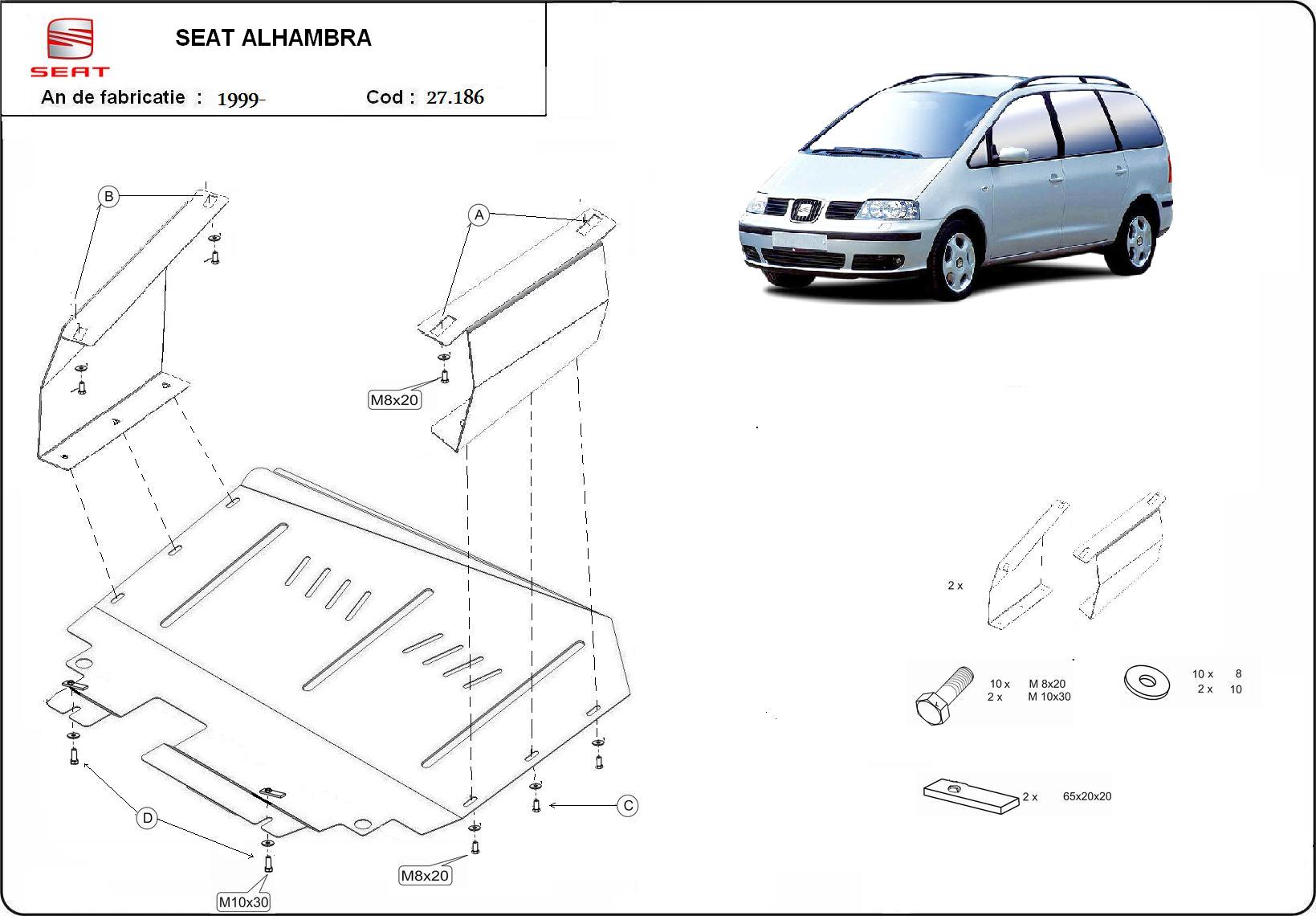 Scut motor Seat Alhambra toate an 1999