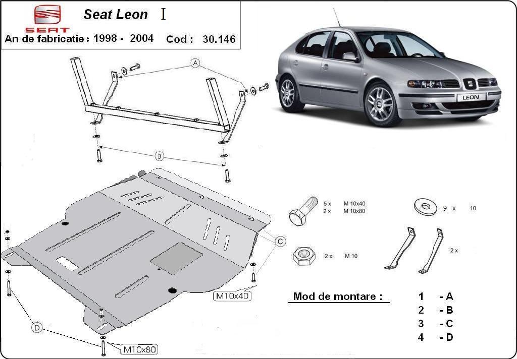 Scut motor Seat Leon I motor 1.6-2.0 si 1.9 TD an 1998-2004